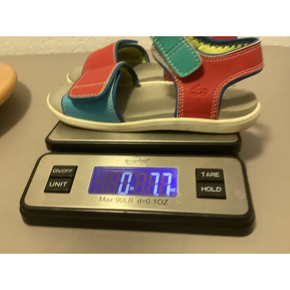 See Kai Run Basics Water Friendly Sandals Kids 11 Red Blue Colorblock Strappy
